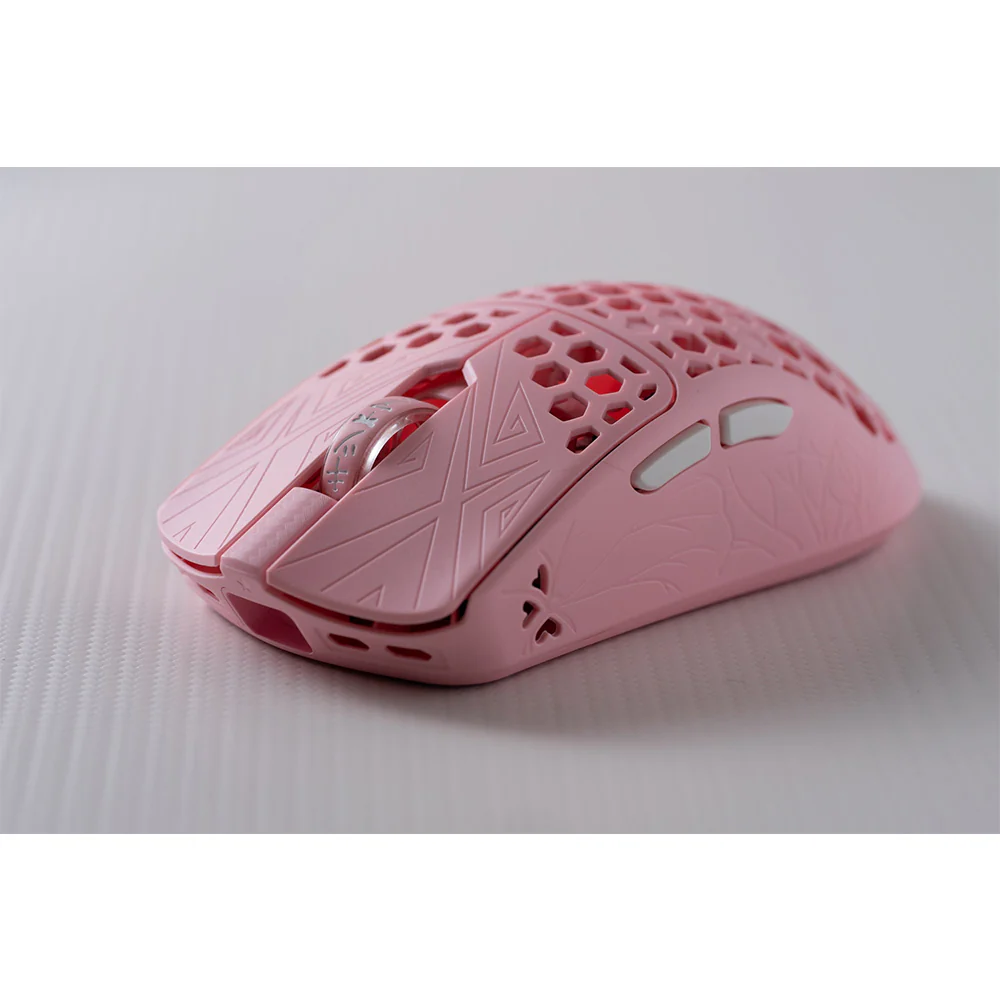 Arbiter Studio AKITSU MEDIUM 40g Carbon Fiber 8K Wireless Gaming Mouse Pink - Founders Edition - Image 10