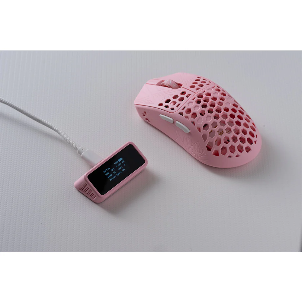 Arbiter Studio AKITSU MEDIUM 40g Carbon Fiber 8K Wireless Gaming Mouse Pink - Founders Edition - Image 14
