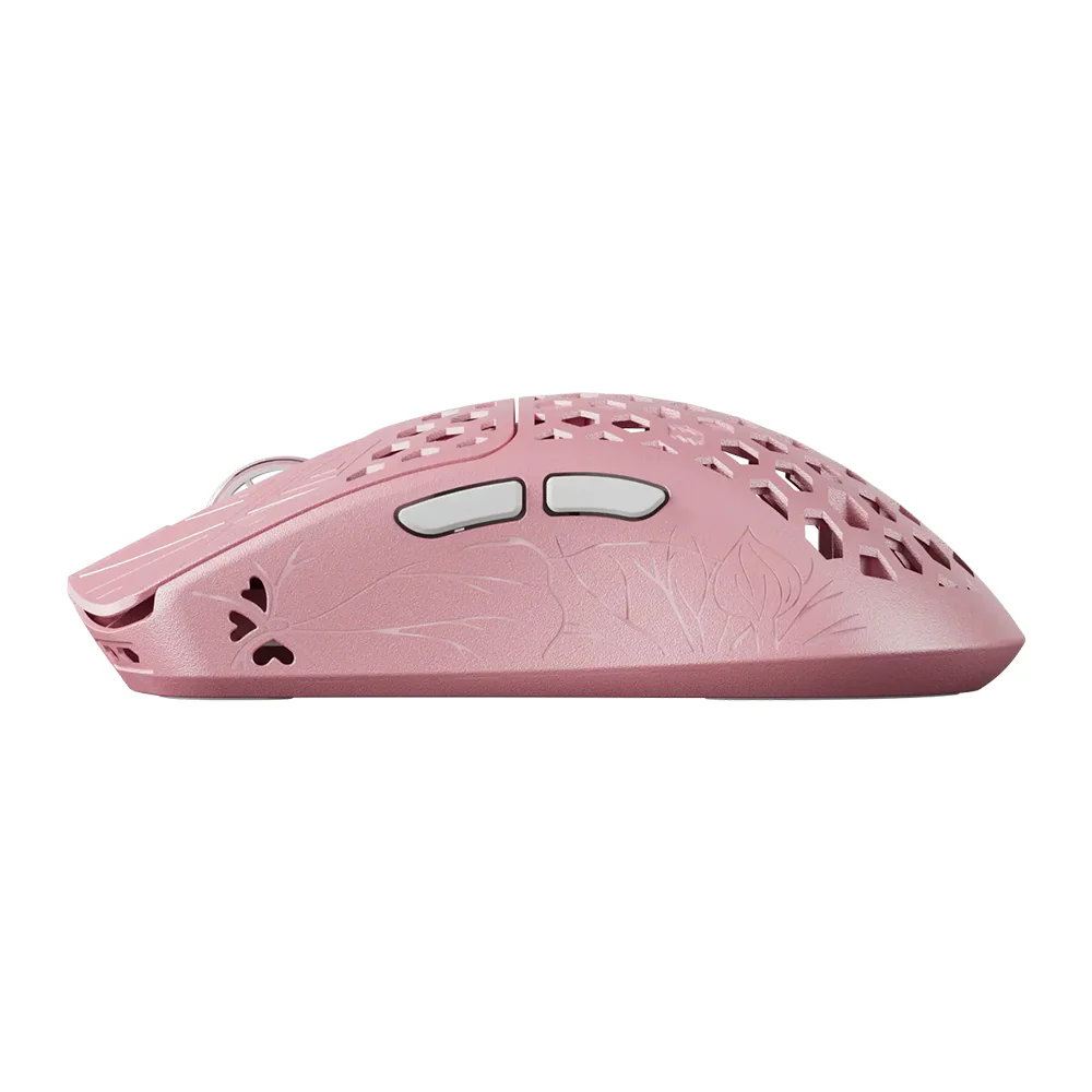 Arbiter Studio AKITSU MEDIUM 40g Carbon Fiber 8K Wireless Gaming Mouse Pink - Founders Edition - Image 3