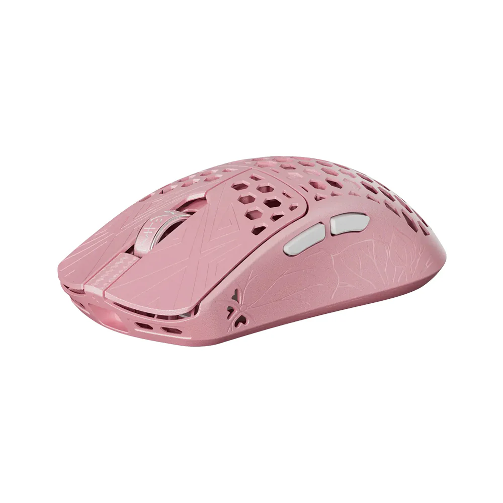 Arbiter Studio AKITSU MEDIUM 40g Carbon Fiber 8K Wireless Gaming Mouse Pink - Founders Edition - Image 7