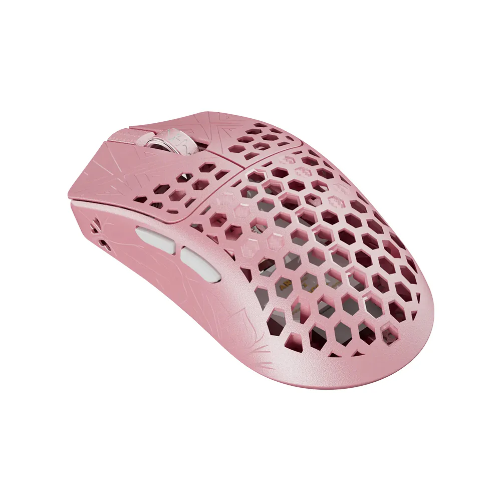 Arbiter Studio AKITSU MEDIUM 40g Carbon Fiber 8K Wireless Gaming Mouse Pink - Founders Edition - Image 8