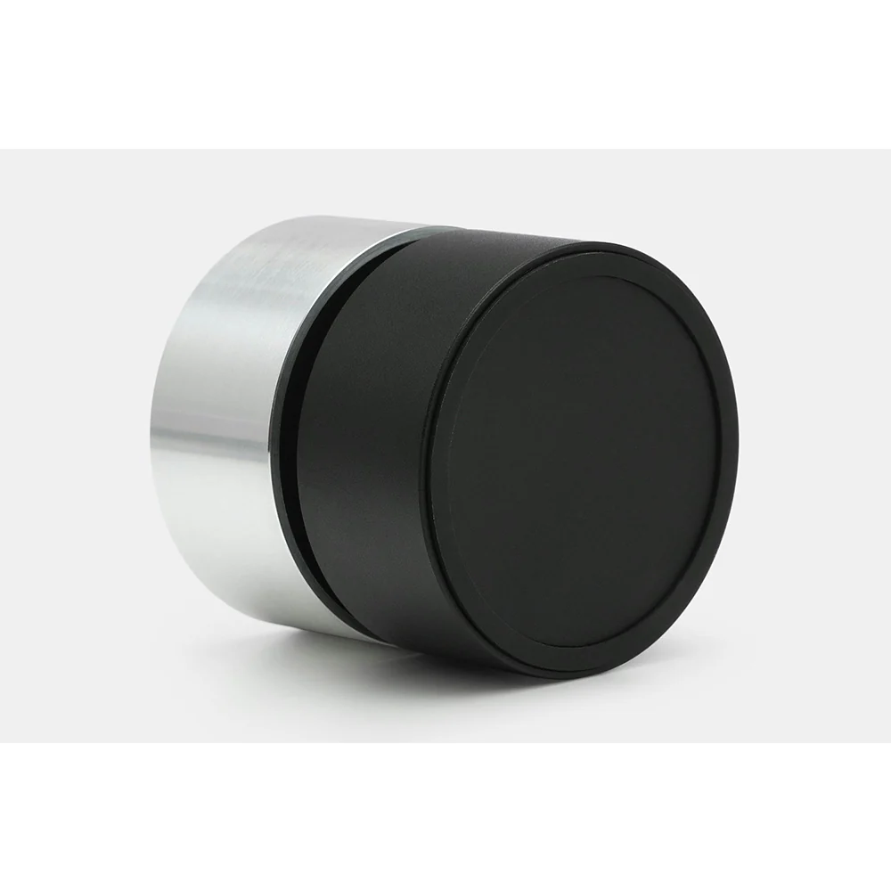 Binepad BNR1-V2 CNC Aluminum PC Knob Silver Knob Black Bottom - Image 3