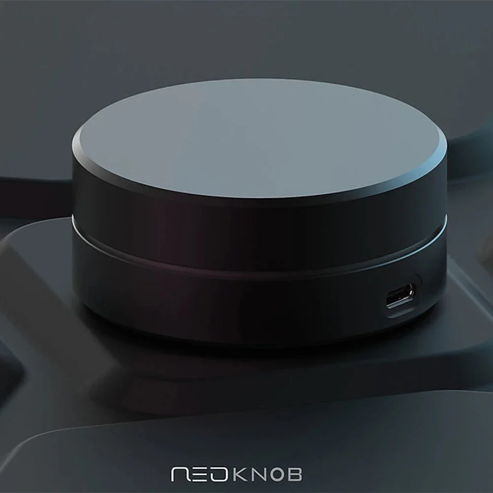 Binepad Neo Knob KN01 CNC Aluminum PC Knob Black Knob Black Bottom - Image 4