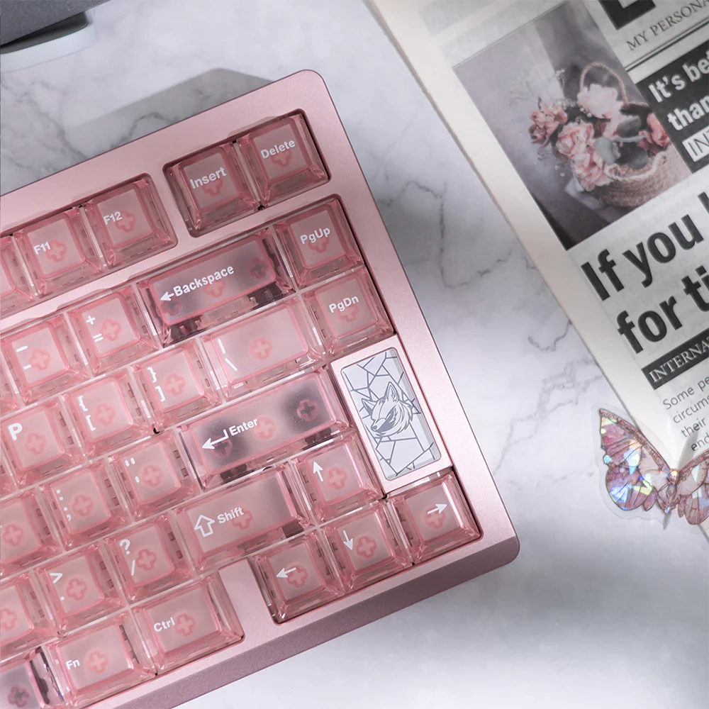 Chilkey Slice75 HE Keyboard Pink WS Flux Switch - Image 9