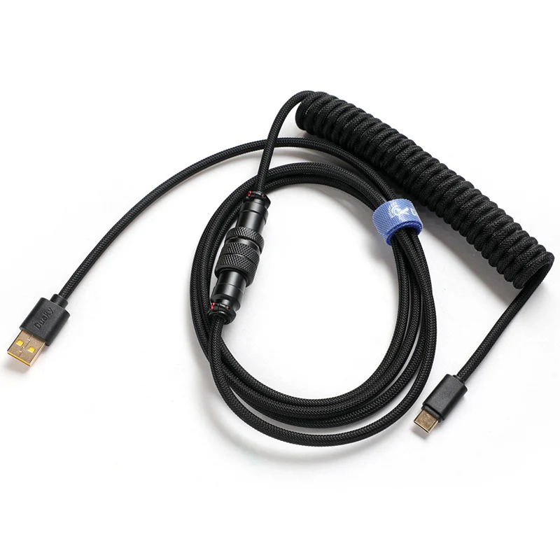 Ducky Coiled Cable Phantom Black - Image 2