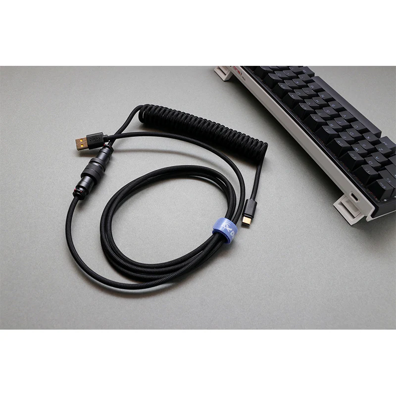 Ducky Coiled Cable Phantom Black - Image 7