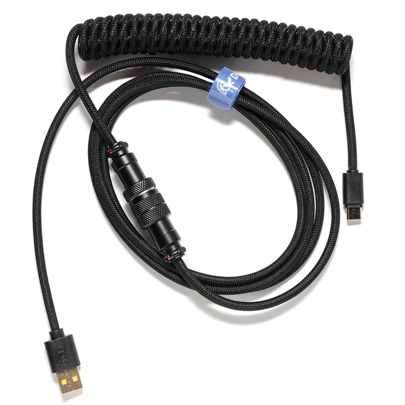 Ducky Coiled Cable Phantom Black - Image 8
