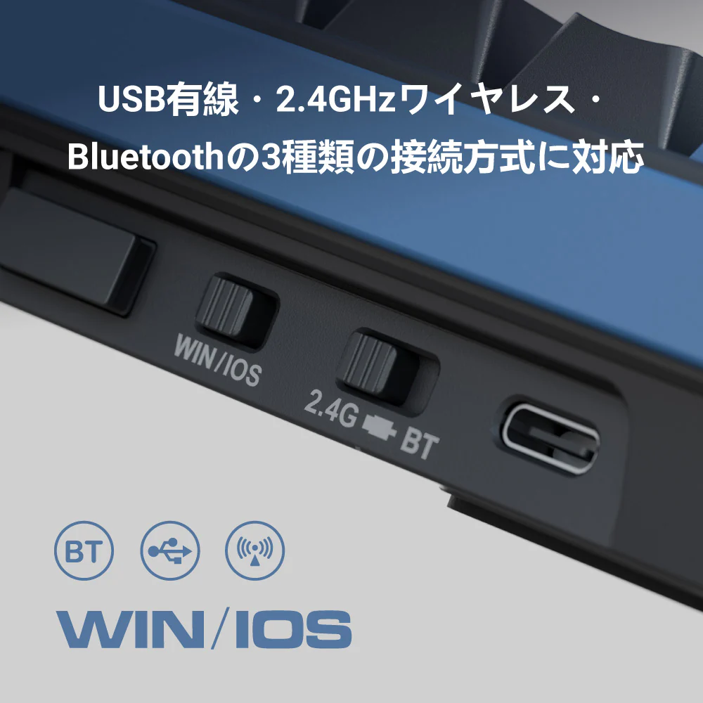 Ducky OK-M 65 65% Hotswap Wireless RGB Keyboard - Image 10
