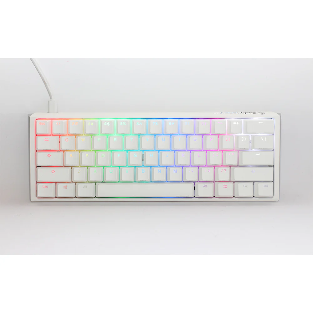 Ducky One 3 Mini 60% keyboard Classic Pure White - Image 7