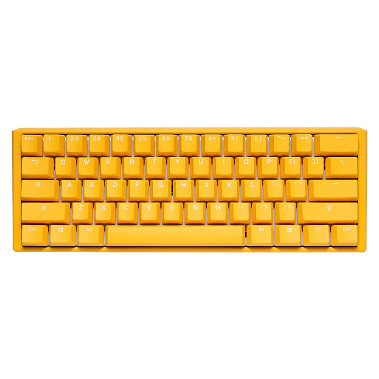 Ducky One 3 Mini 60% keyboard Yellow Ducky