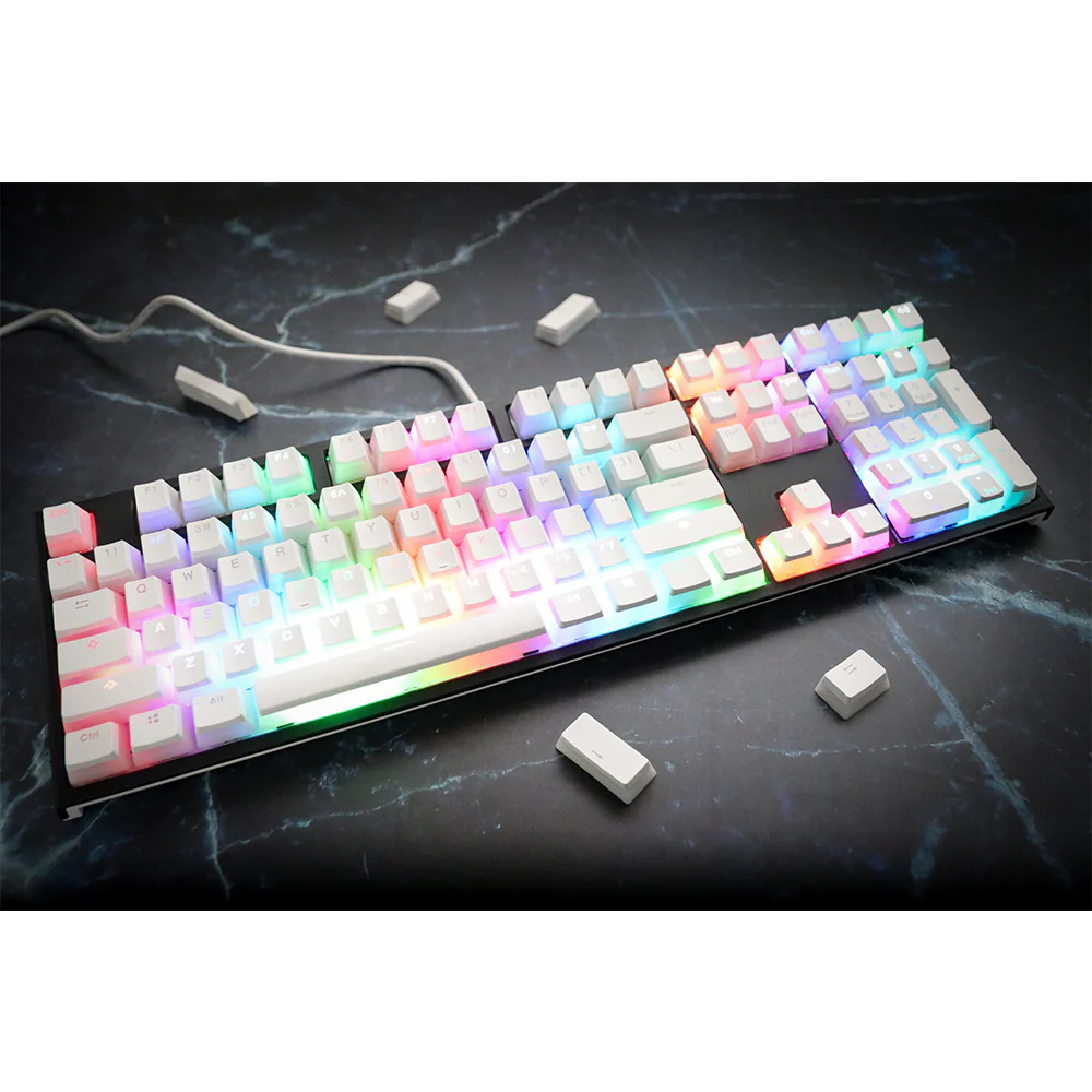 Ducky Seamless Legend Pudding Keycap Set White - Image 5
