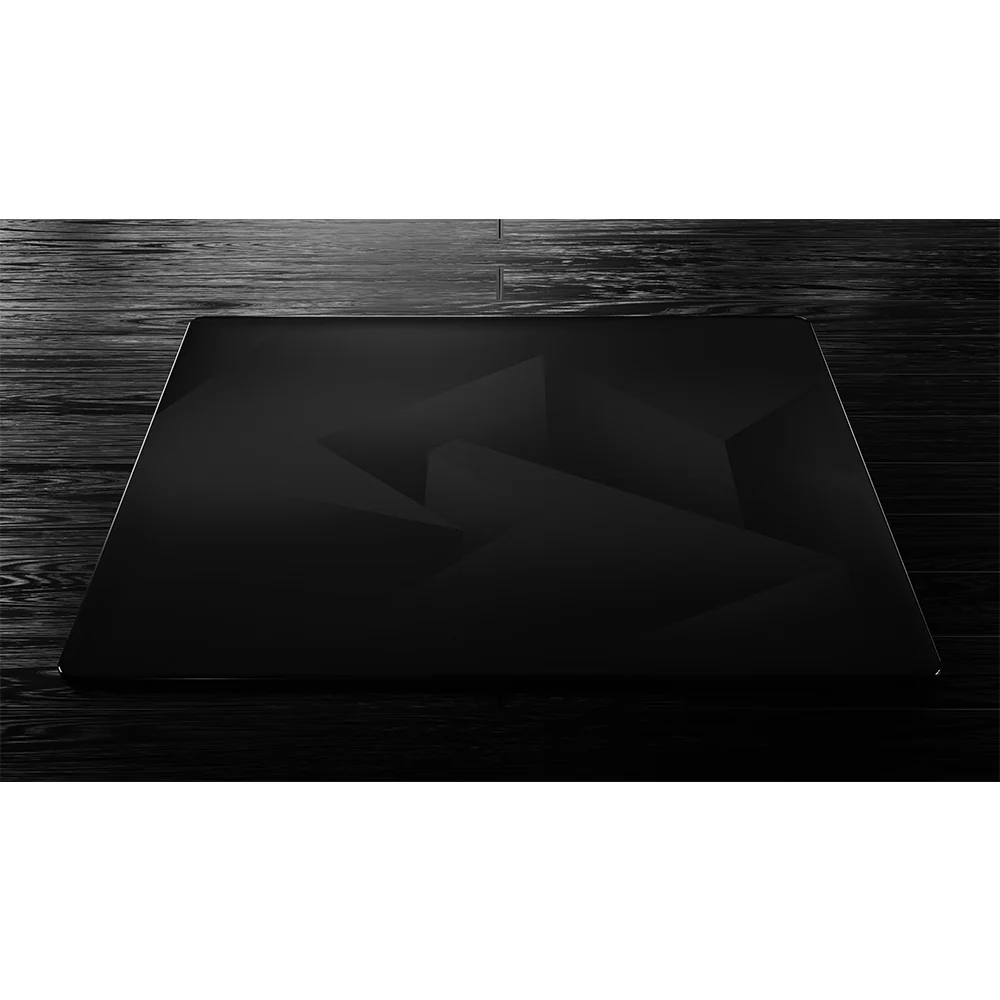 GLSSWRKS Polarity Series Glass Mousepad Large 490x420mm Black - Image 3