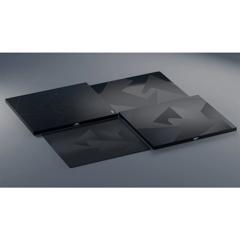 GLSSWRKS Polarity Series Glass Mousepad Large 490x420mm Black - Image 5