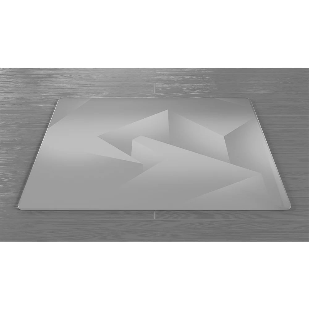 GLSSWRKS Polarity Series Glass Mousepad Large 490x420mm White - Image 3