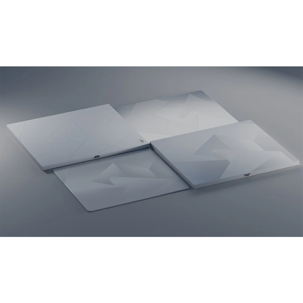 GLSSWRKS Polarity Series Glass Mousepad Large 490x420mm White - Image 5