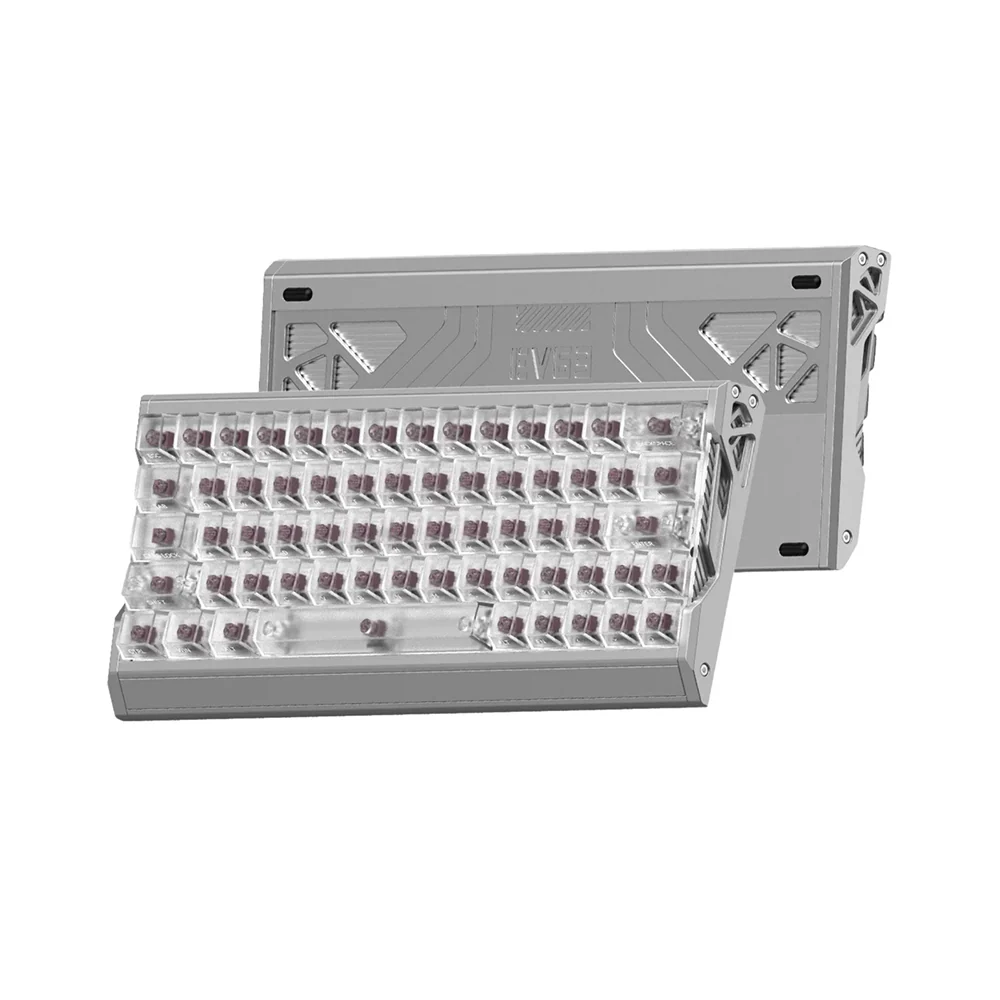 iQunix EV63 Magnetic Switch Gaming HE Keyboard Silver Blade (RS Version) - Image 2