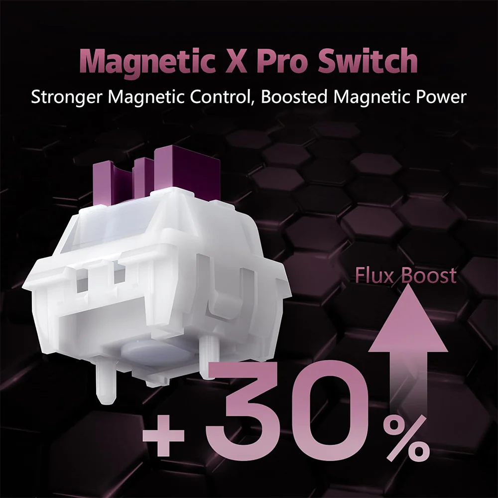 iQunix EV63 Magnetic Switch Gaming HE Keyboard Silver Blade (RS Version) - Image 9