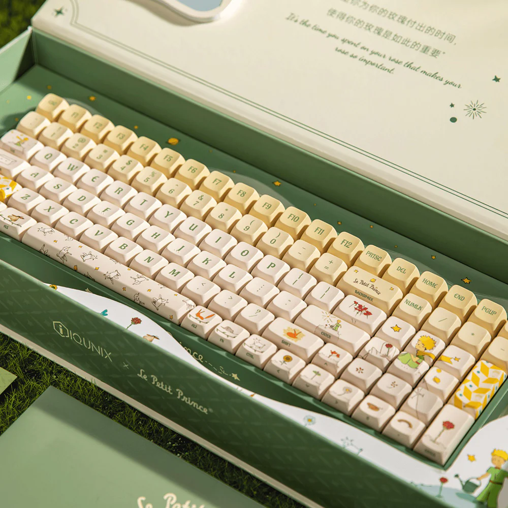 iQunix x Little Prince F97 Wireless Mechanical Keyboard Floral Date - Image 10