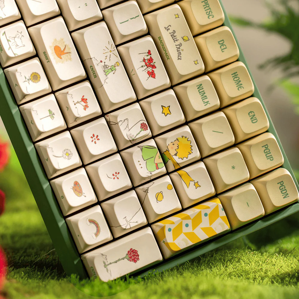 iQunix x Little Prince F97 Wireless Mechanical Keyboard Floral Date - Image 2