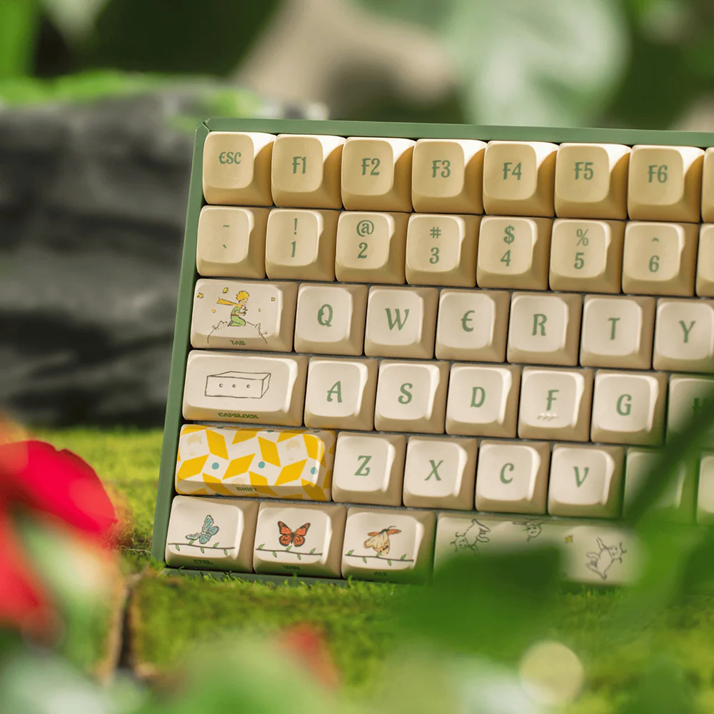 iQunix x Little Prince F97 Wireless Mechanical Keyboard Floral Date - Image 3