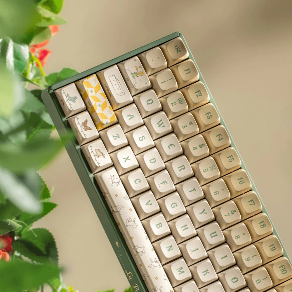 iQunix x Little Prince F97 Wireless Mechanical Keyboard Floral Date - Image 4