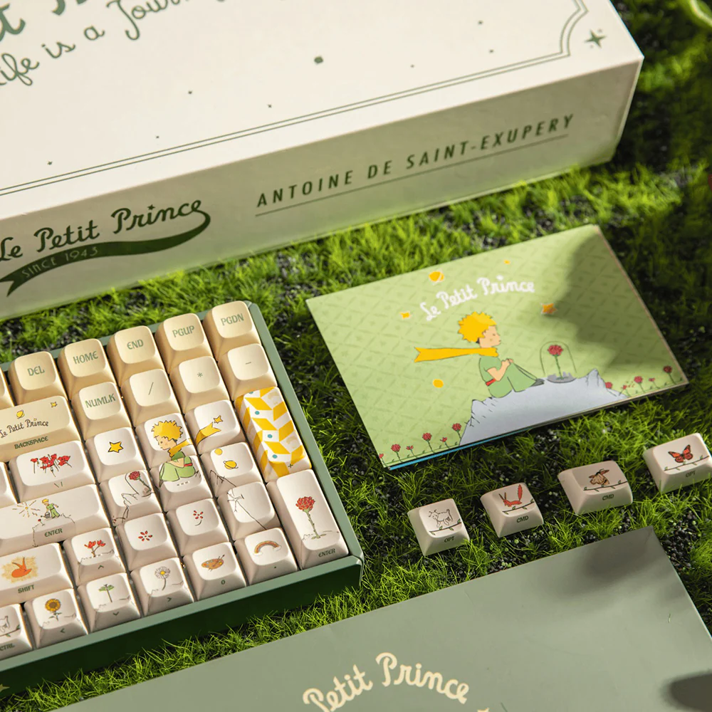 iQunix x Little Prince F97 Wireless Mechanical Keyboard Floral Date - Image 7