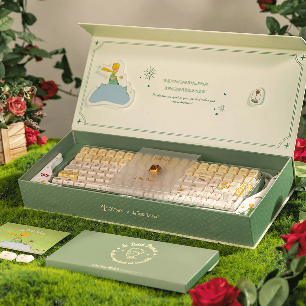 iQunix x Little Prince F97 Wireless Mechanical Keyboard Floral Date - Image 9