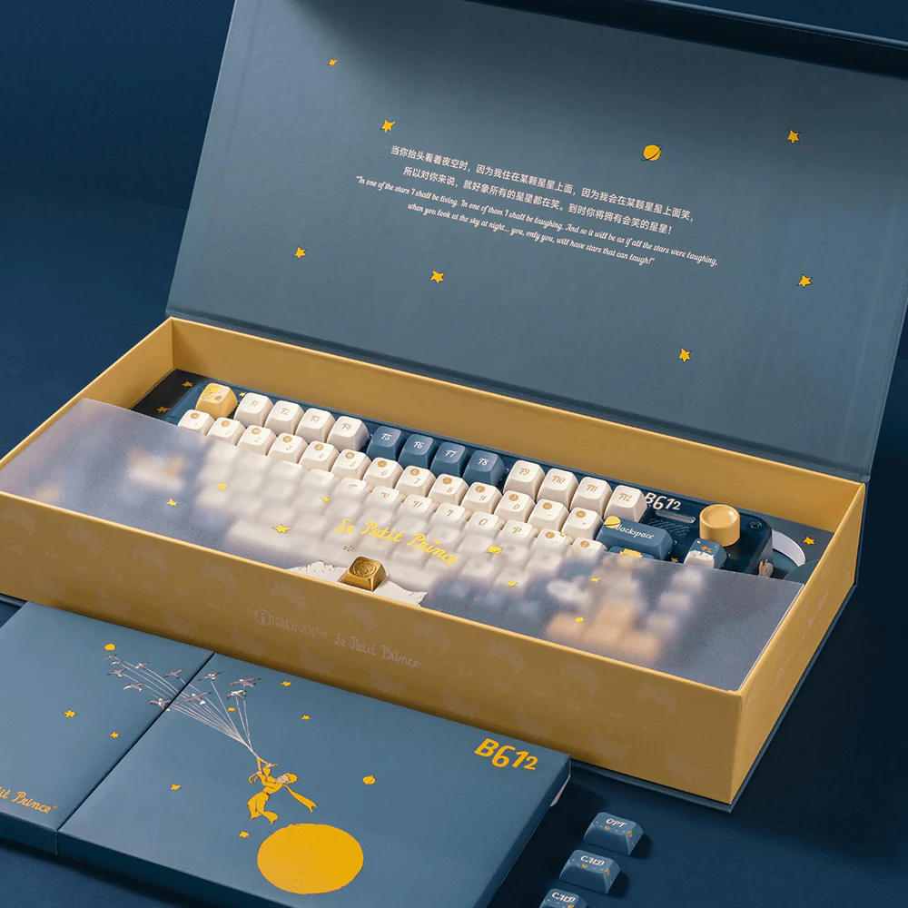 iQunix x Little Prince ZX75 Wireless Mechanical Keyboard Sky Encounter - Image 12