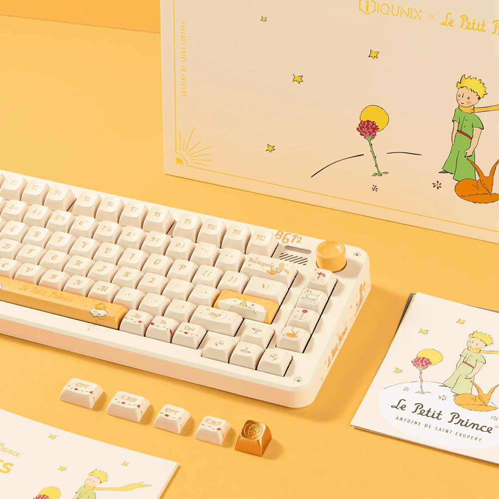 iQunix x Little Prince ZX75 Wireless Mechanical Keyboard Sunset Ponder - Image 3