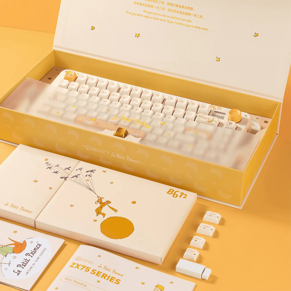 iQunix x Little Prince ZX75 Wireless Mechanical Keyboard Sunset Ponder - Image 4