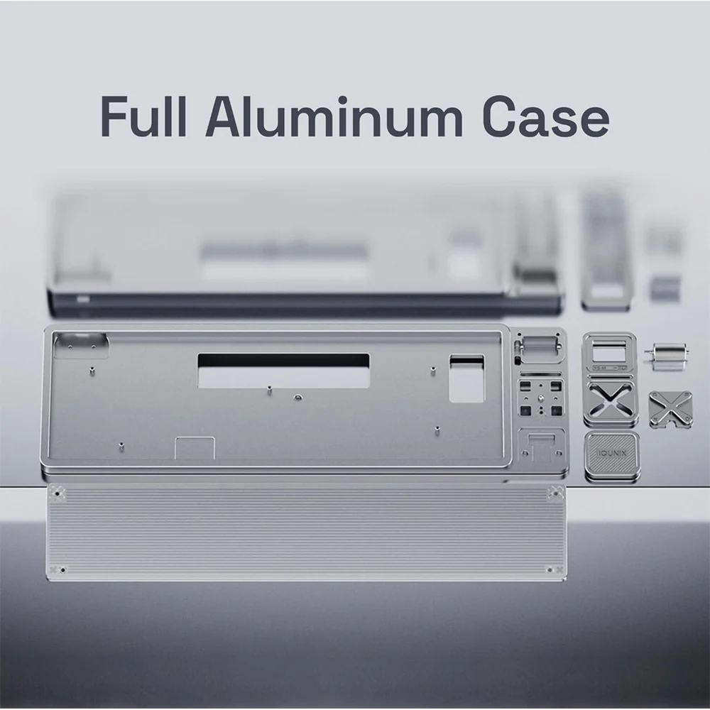 iQunix Magi65 Aluminum Low Profile Mechanical Keyboard Ochre White - Image 12