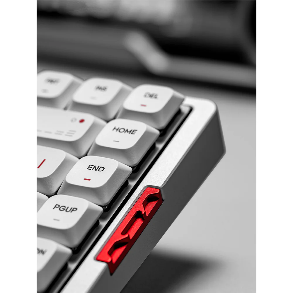 iQunix MQ80 Aluminum Low Profile Wireless Mechanical Keyboard Moonlight Silver - Image 9