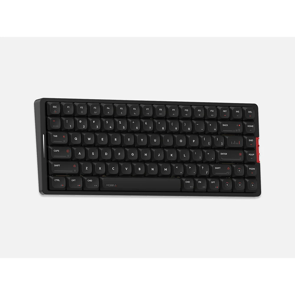 iQunix MQ80 Aluminum Low Profile Wireless Mechanical Keyboard Shadow Black - Image 2
