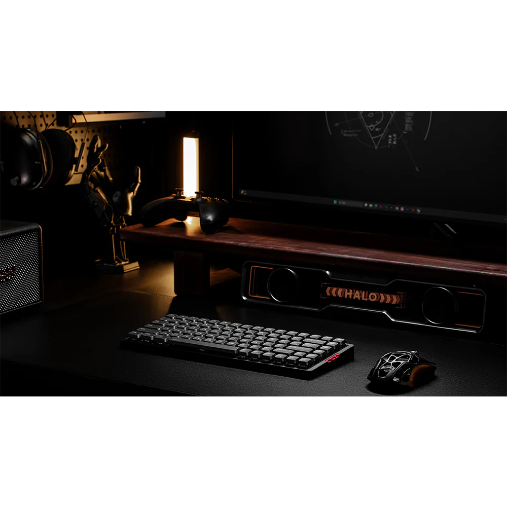 iQunix MQ80 Aluminum Low Profile Wireless Mechanical Keyboard Shadow Black - Image 7