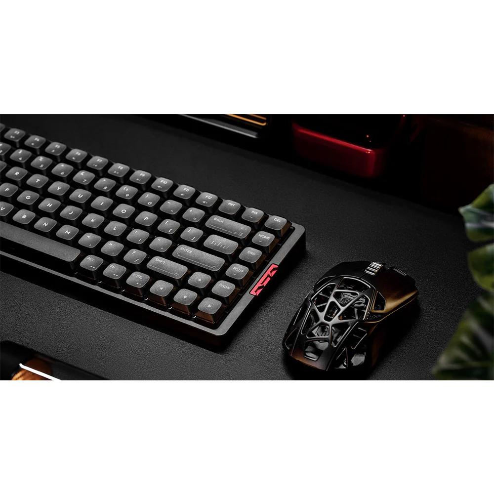 iQunix MQ80 Aluminum Low Profile Wireless Mechanical Keyboard Shadow Black - Image 8