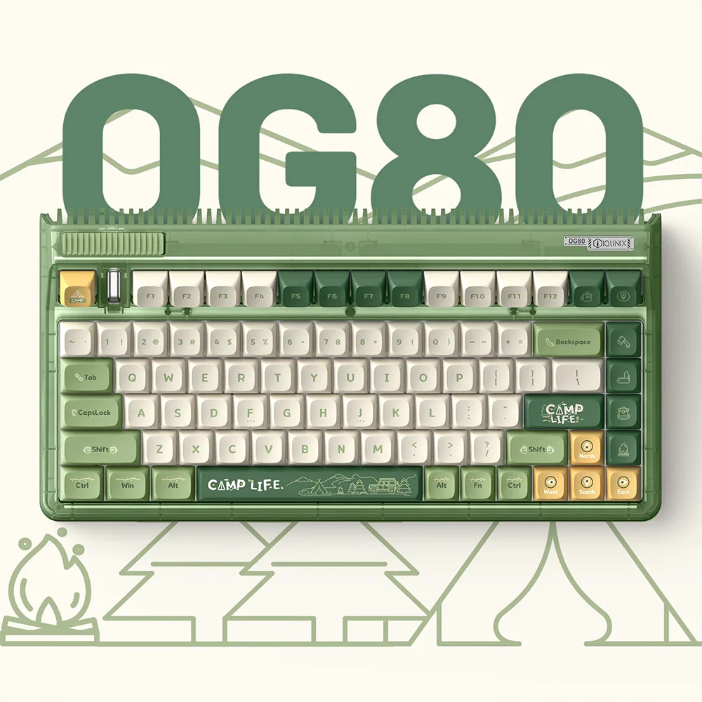 iQunix OG80 Wireless Mechanical Keyboard Camping - Image 8