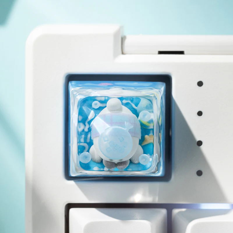 KEYMOJI Pool Party Artisan Keycap for Cherry MX Switches Boss Seal - Image 5