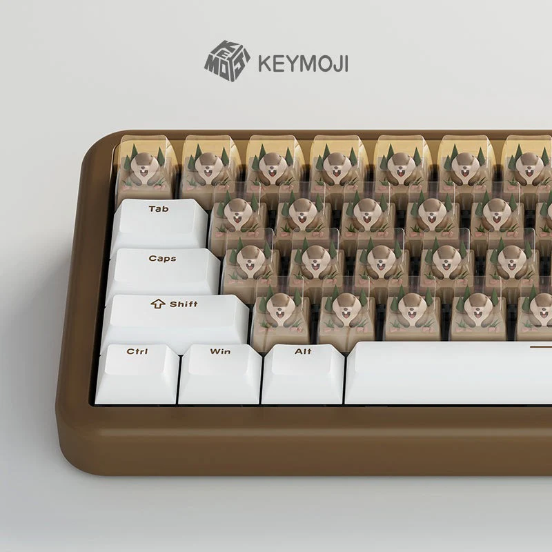 KEYMOJI Artisan Keycap for Cherry MX Switches Screaming Marmot - Image 10