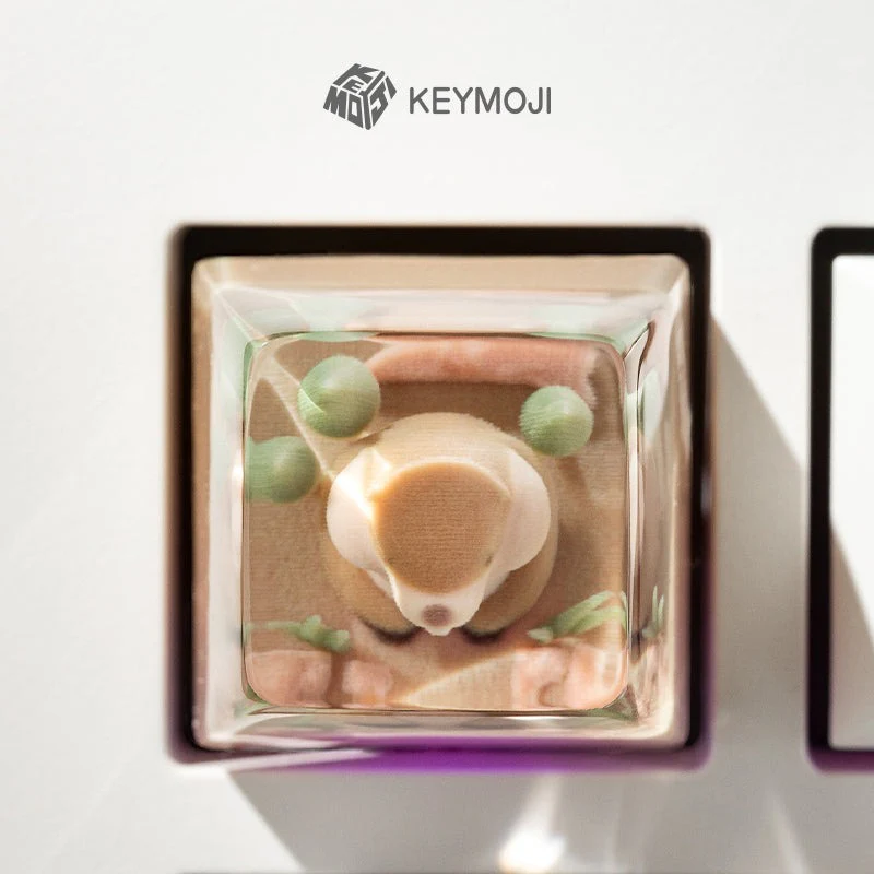 KEYMOJI Artisan Keycap for Cherry MX Switches Screaming Marmot - Image 5