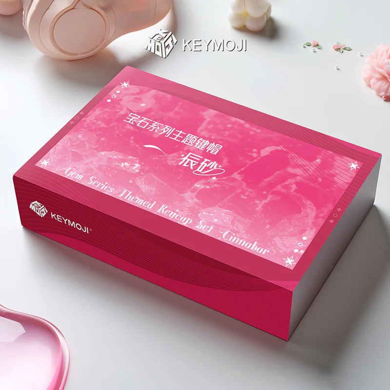 KEYMOJI Gem Series Cinnabar Clear Keycap Set - Image 8