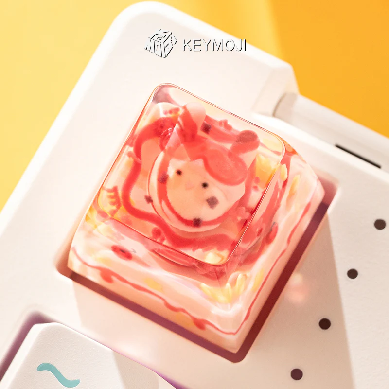 KEYMOJI Starry Candy Artisan Keycap for Cherry MX Switches Cherry - Image 5
