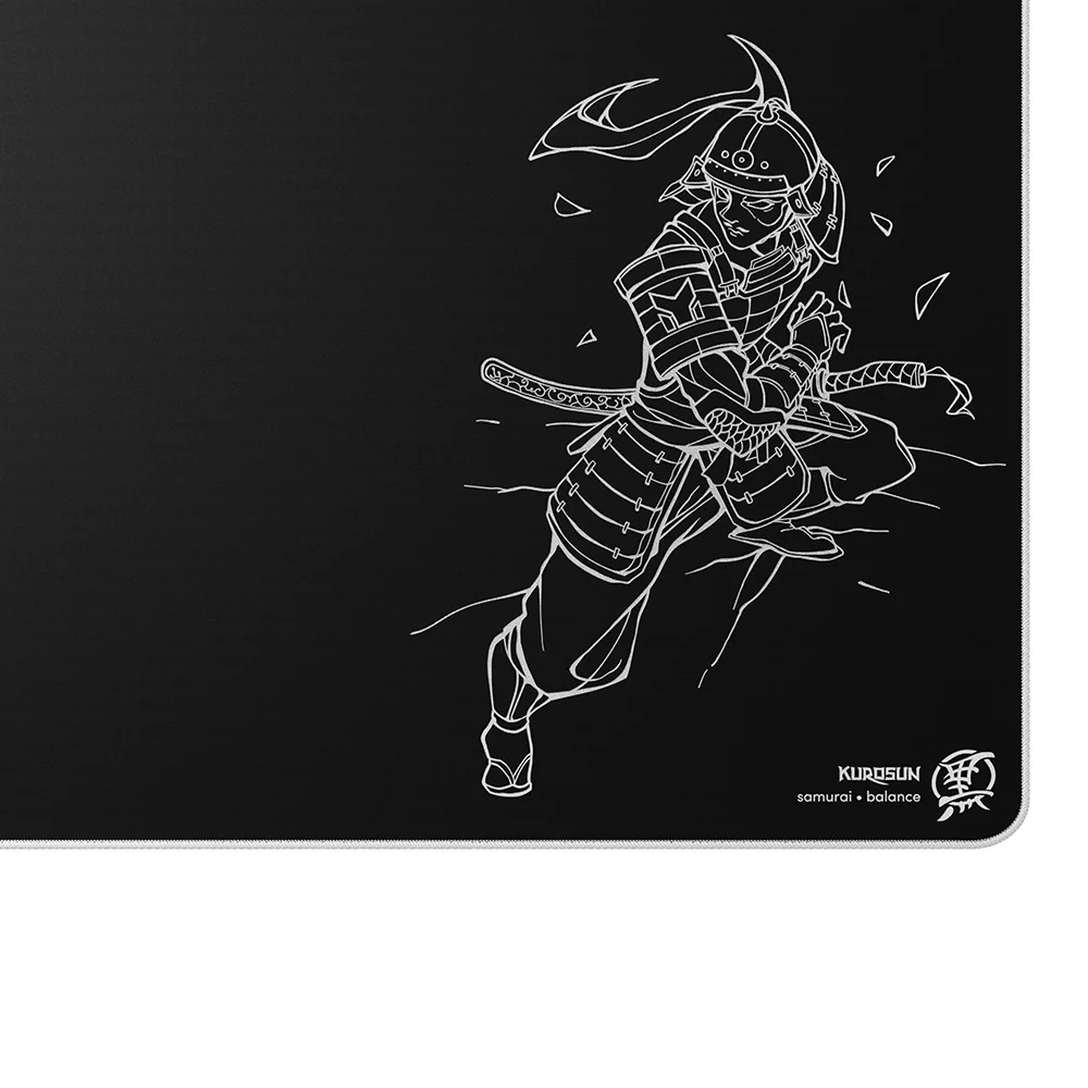 Kurosun Samurai Premium Gaming Mousepad Black - Image 3
