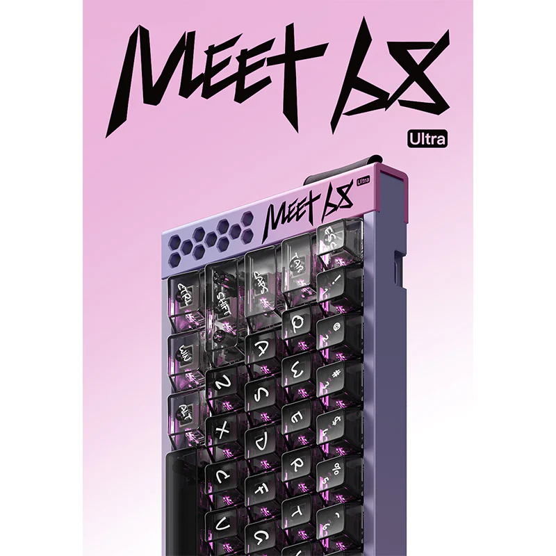MIKIT Meet 68 Ultra Hall Effect Keyboard Starry Pink - Image 6