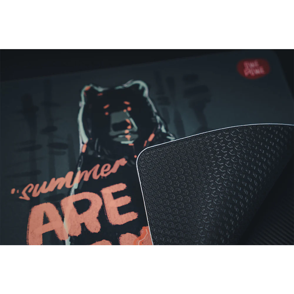 Owepowe Beasts Series Gaming Mousepad Summer Camp Bear - Image 4