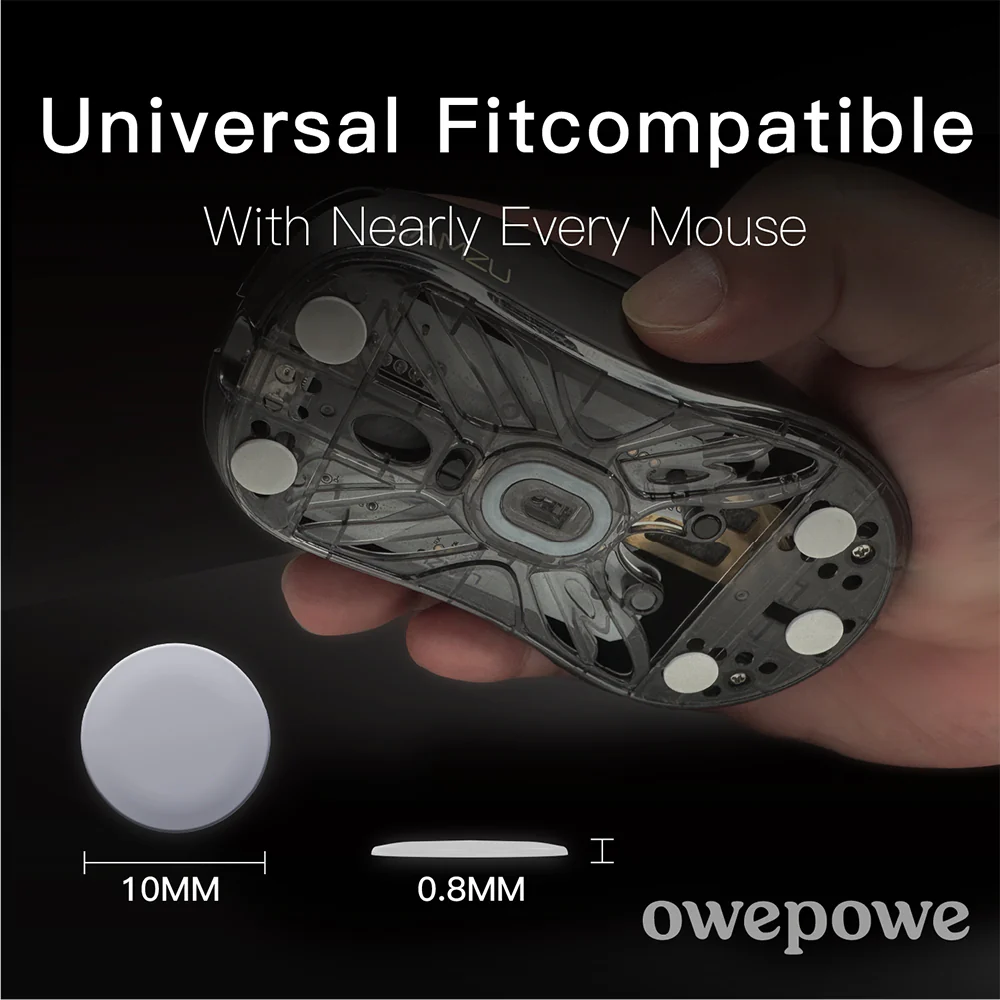 Owepowe Eagle Mouse Skates Speed Dots White Large 32個入り - Image 3