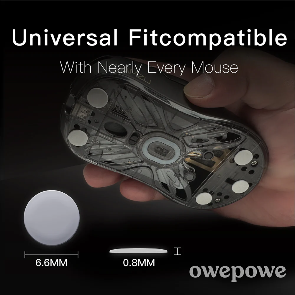 Owepowe Eagle Mouse Skates Speed Dots White 40個入り - Image 3