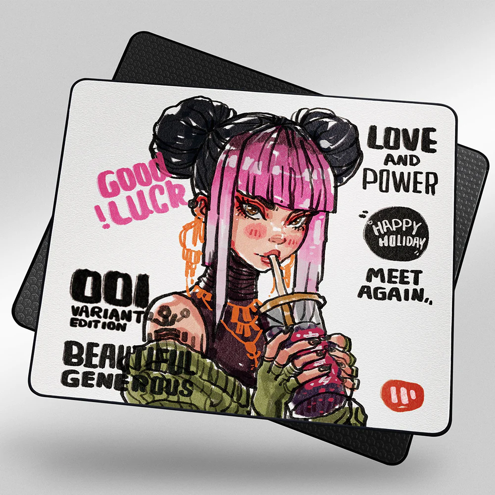 Owepowe WGR series Gaming Mousepad Milktea - Image 3