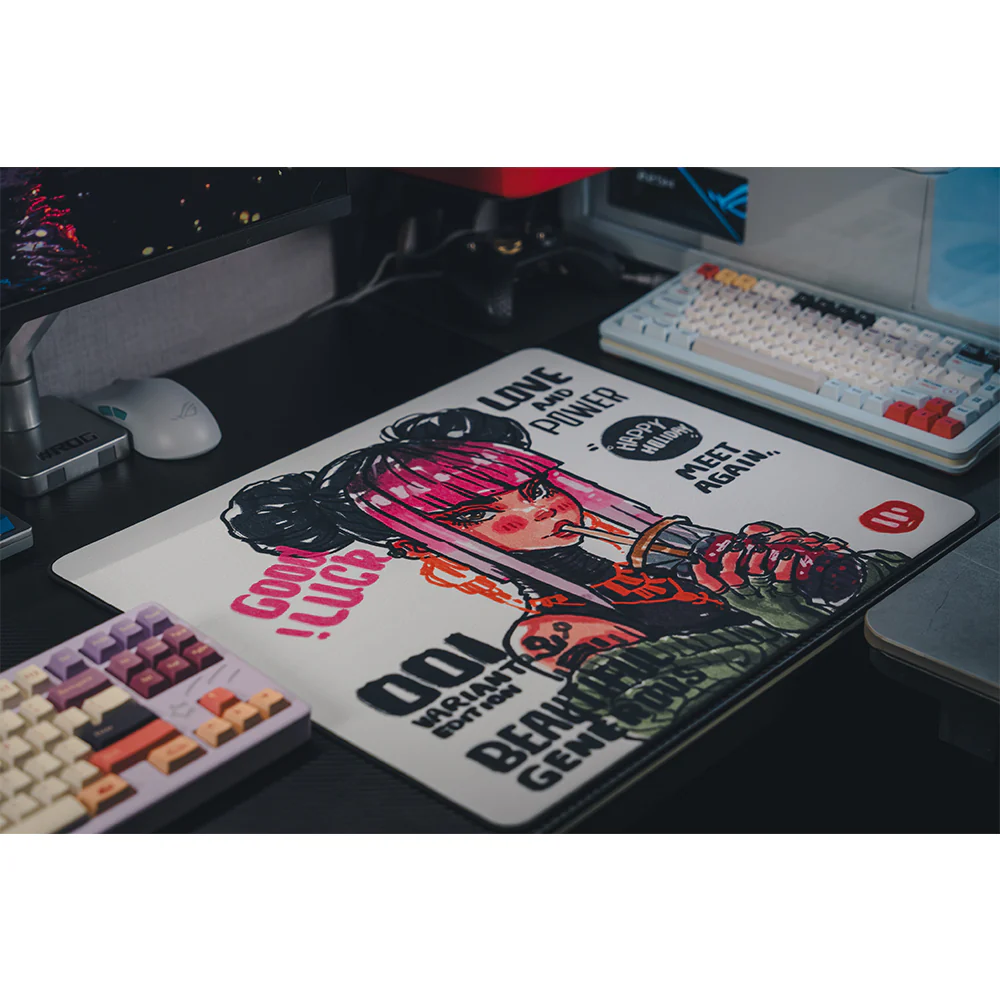 Owepowe WGR series Gaming Mousepad Milktea - Image 5