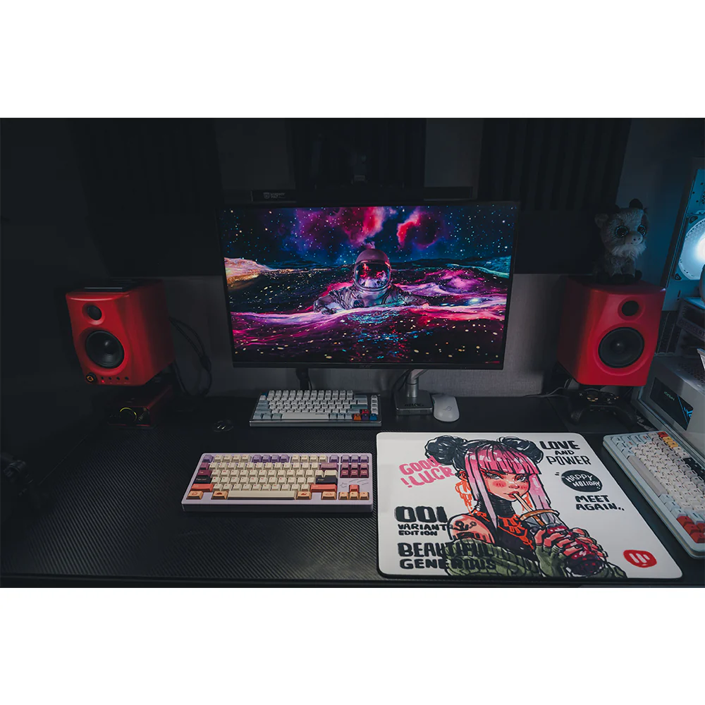 Owepowe WGR series Gaming Mousepad Milktea - Image 7