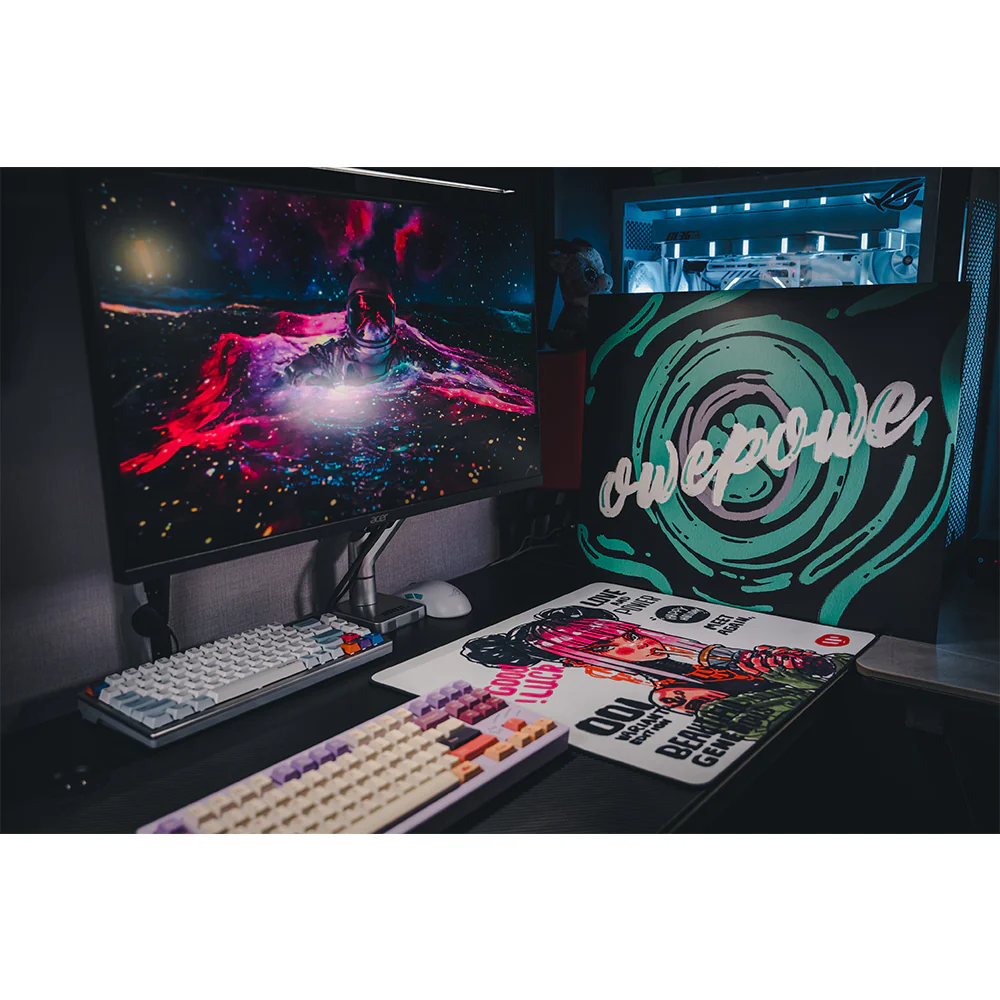 Owepowe WGR series Gaming Mousepad Milktea - Image 8